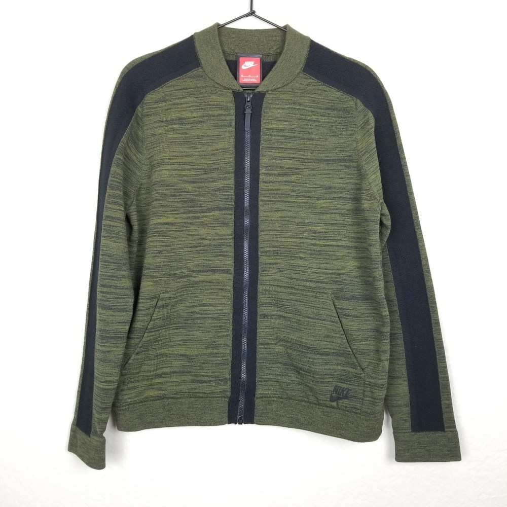 nike tech knit green